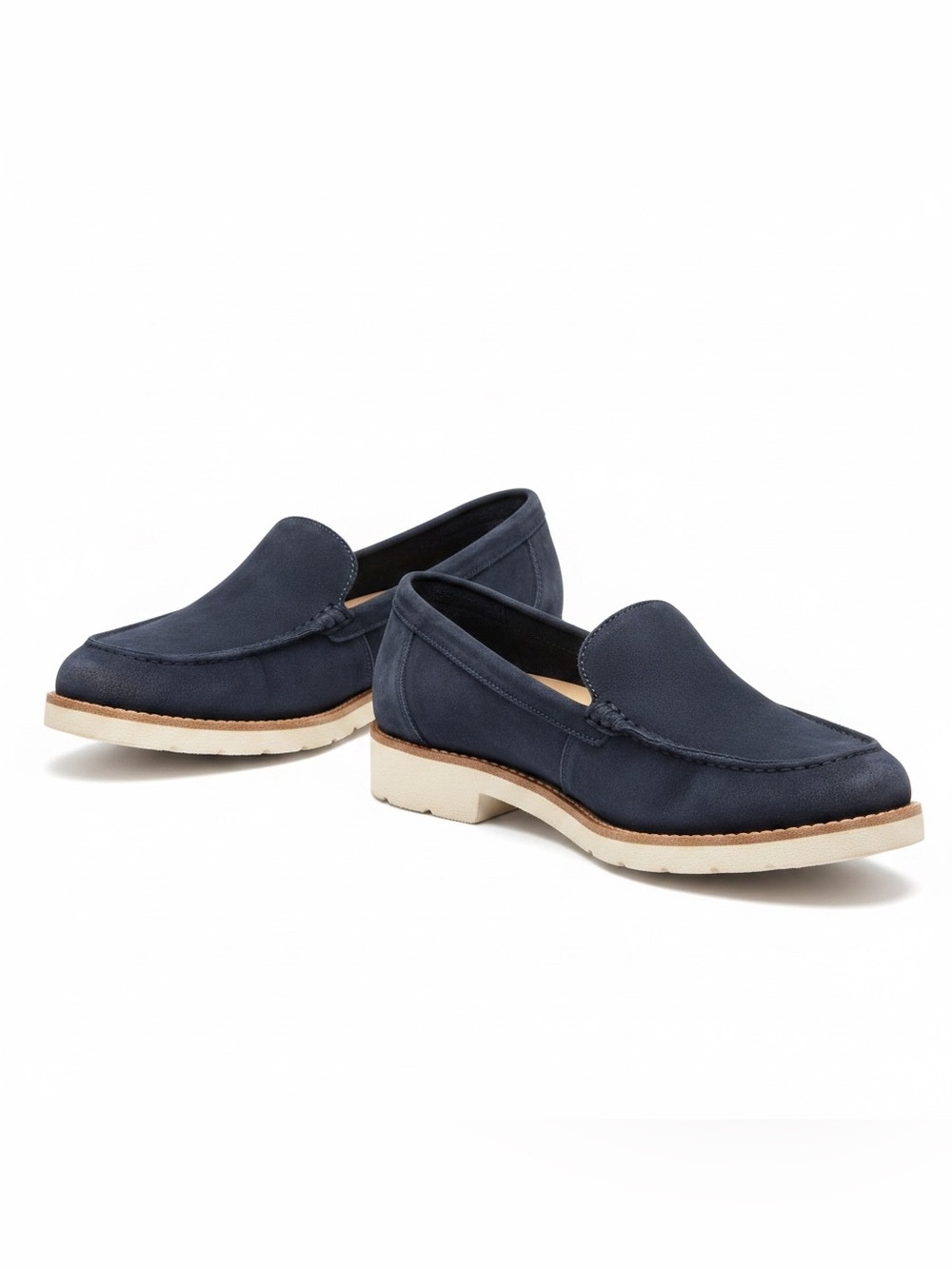 ALDO Navy Suede Slip-On Loafers